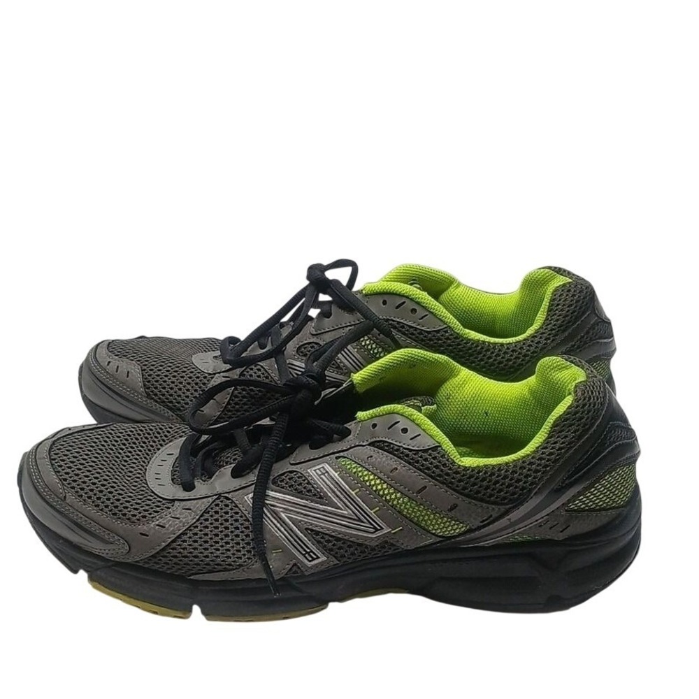 New Balance 470v3 Running Shoes Mens 13 Grey Black Neon Green M470CY3 Sneakers‎